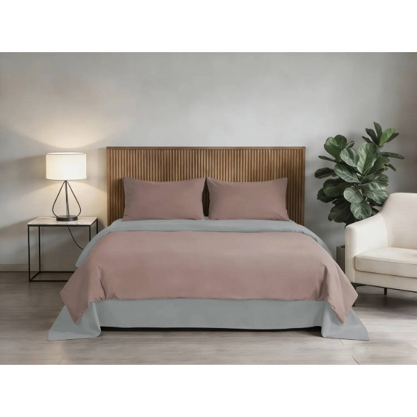Фото - Комплект постільної білизни SOHO 150х200 Rose/Light gray (PATTERN 22-F)